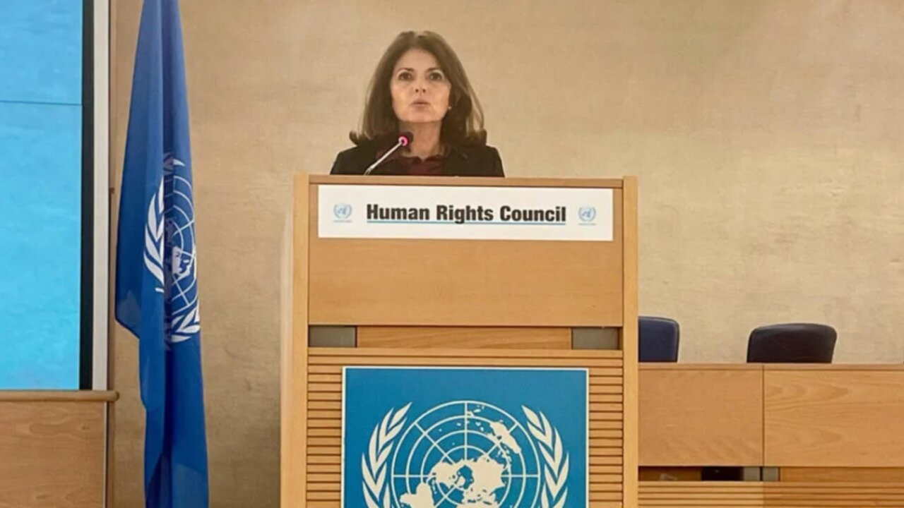 La ministra d’Afers Exteriors, Imma Tor, al segment d’Alt Nivell de la 58a sessió del Consell de Drets Humans de l’ONU (Govern d'Andorra)