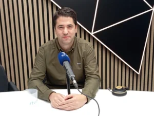 Joan Barrera, alcalde de la Seu d'Urgell, durant una entrevista.