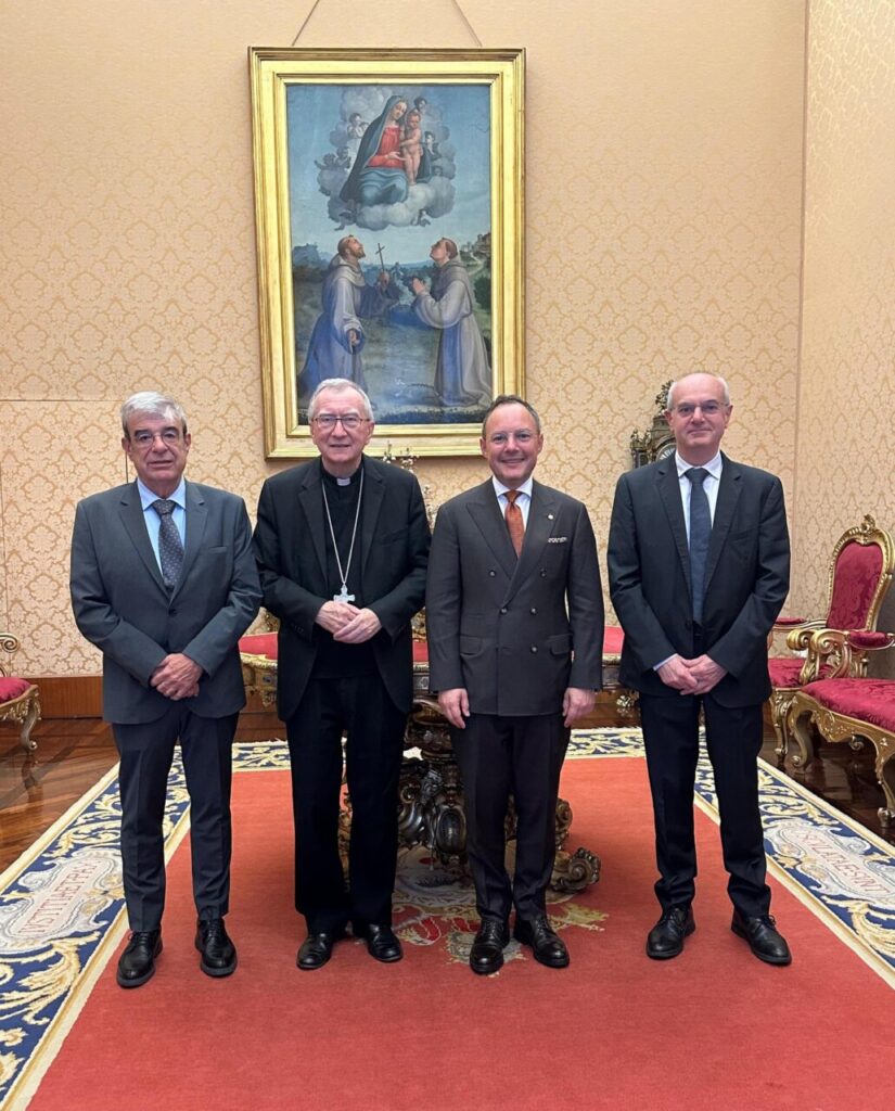 Reunió al Vaticà entre el Govern d'Andorra i el cardenal Pietro Parolin.