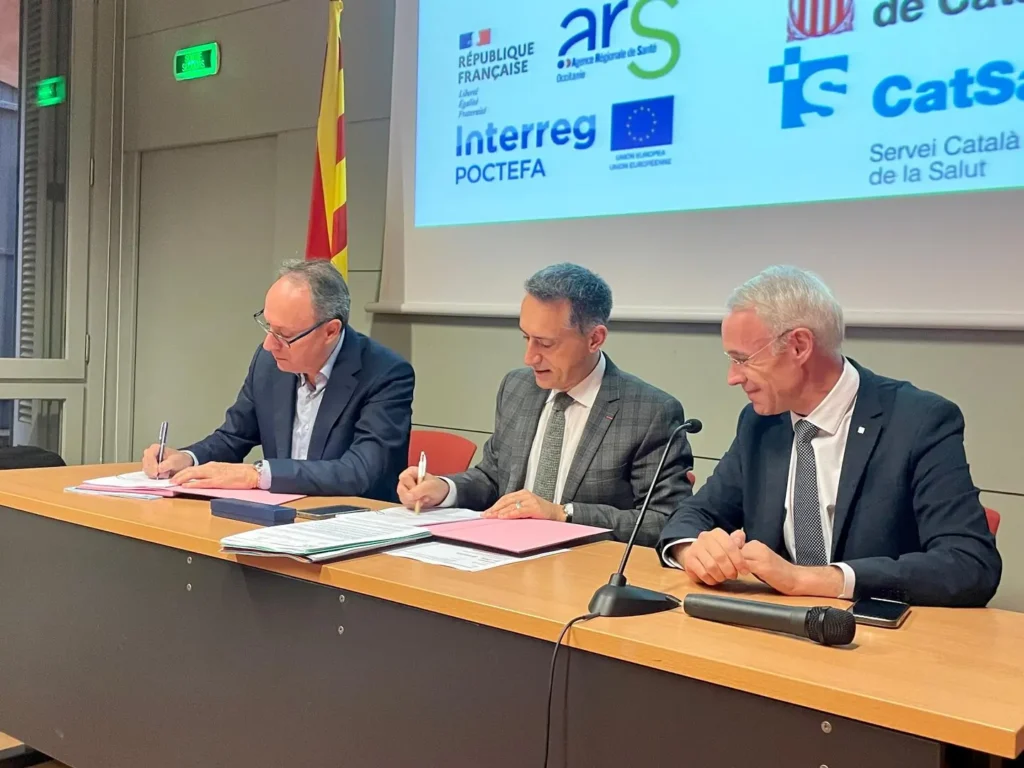 La signatura de l’acord s’ha fet a Perpinyà.