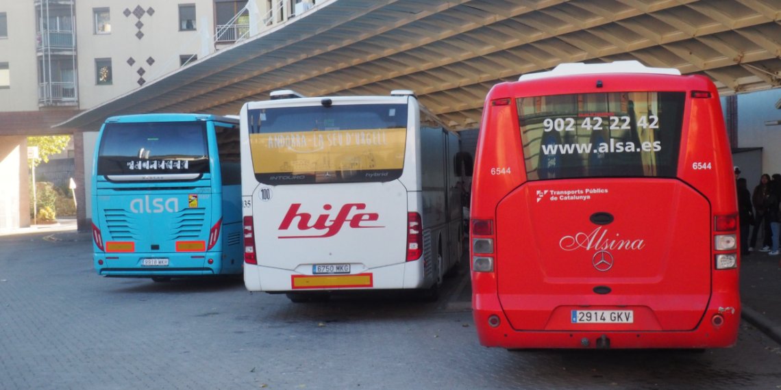 L’estació d’autobusos de la Seu d’Urgell veurà afectada avui la seva activitat