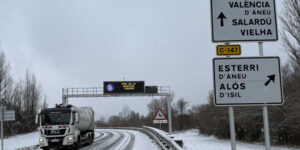 Per pujar al port de la Bonaigua calen cadenes