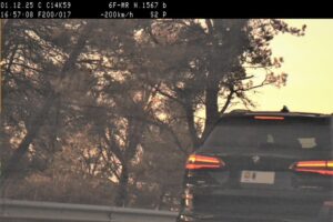 El vehicle andorrà caçat pel radar a 200 kmh.