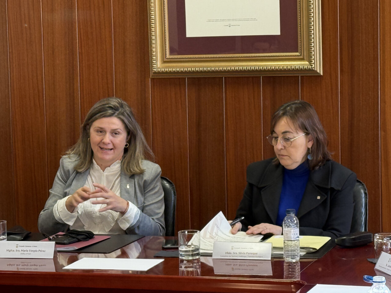 La consellera Sílvia Paneque ha presentat l'avantprojecte a Viella