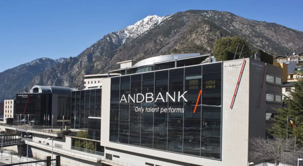 Imatge de l'Andbank, implicat en el judici del cas Pujol.