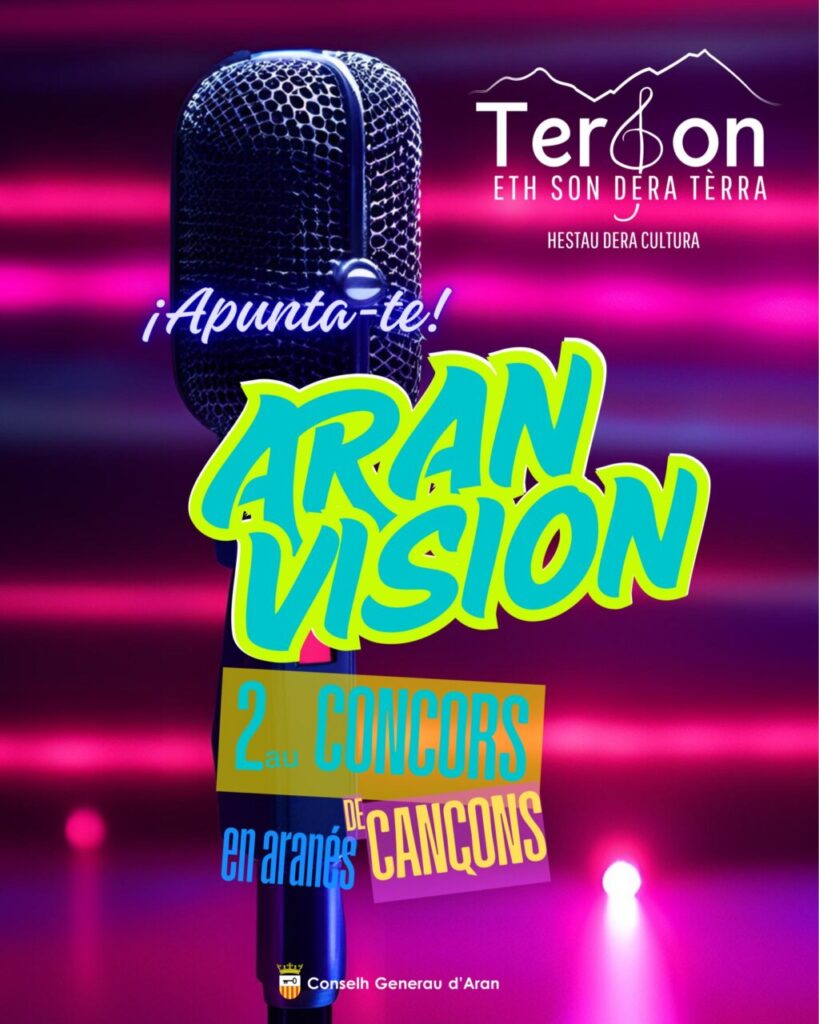 Cartell del concurs de cançó aranesa
