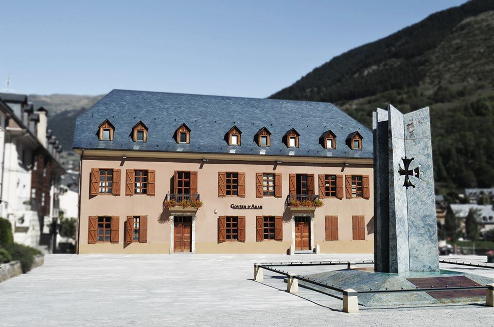 La seu del Govern d’Aran, a Vielha.