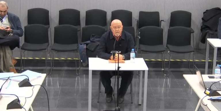 Marcelino Martín-Blas durant la seva declaració a l'Audiència Nacional.