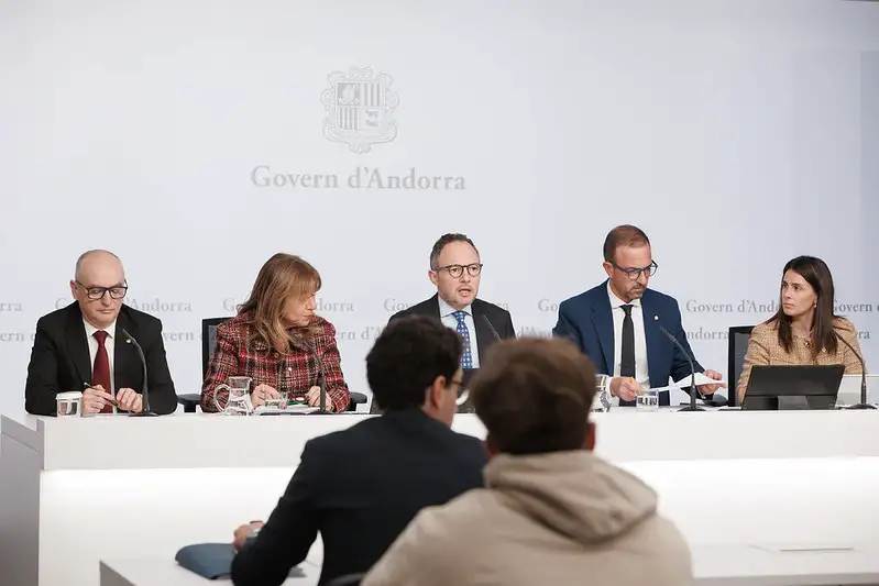 Roda de premsa del Govern d'Andorra sobre mesures econòmiques