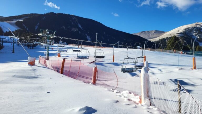 Estat de Pista Llarga, a l'estació d'esquí de La Molina