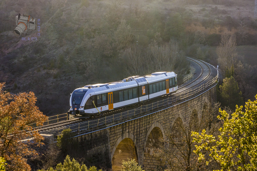El tren de la Pobla de Segur fa el servei normalment.