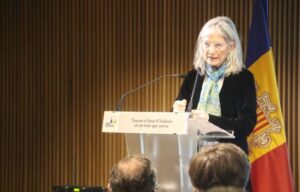 Elisenda Vives, durant la presentació de les conclusions de l’informe.