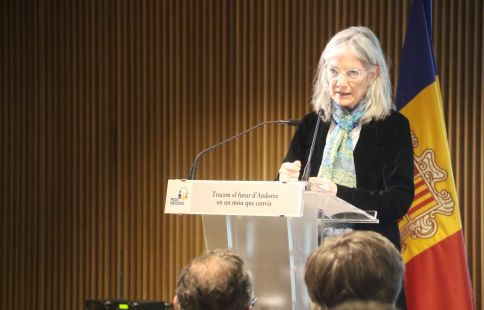 Elisenda Vives, durant la presentació de les conclusions de l’informe.