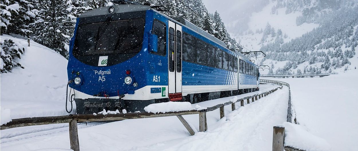 El cremallera de Núria és l’únic accés al santuari