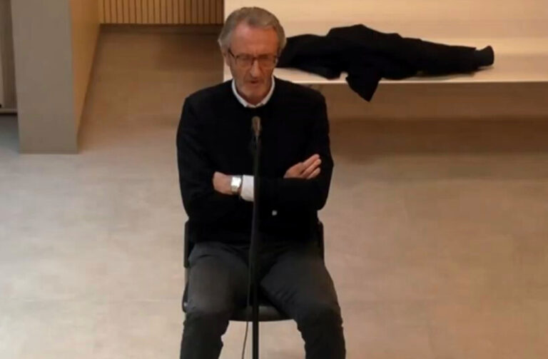 Higini Cierco declarant en un jutjat d'Andorra per videoconferència.