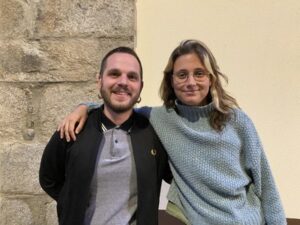 Miquel Albero i Núria Valls, regidors de la CUP a la Seu d'Urgell