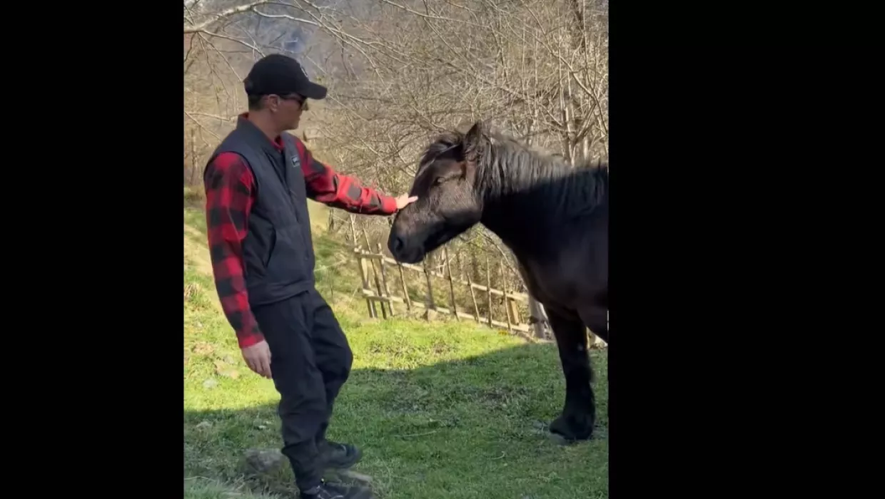 Pedro Sánchez, aquest cap de setmana a la Val d’Aran (Imatge de TikTok).