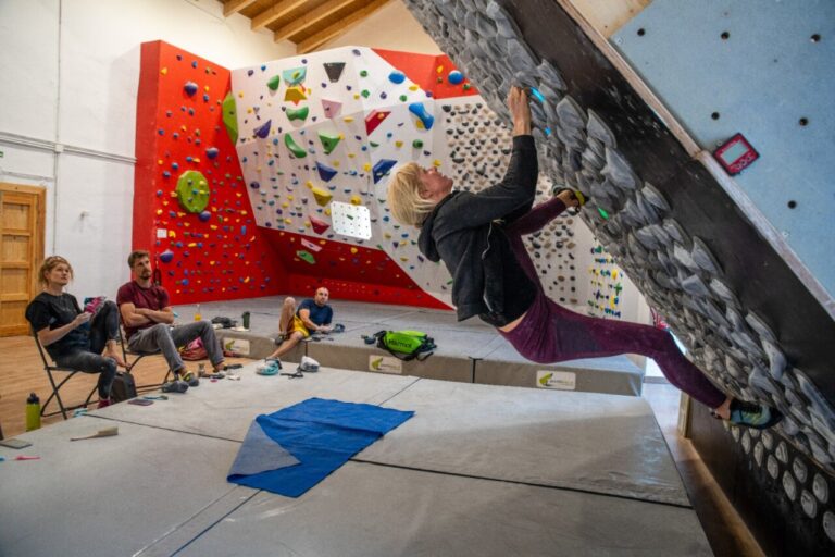 La sala d'escalada de Peramola.