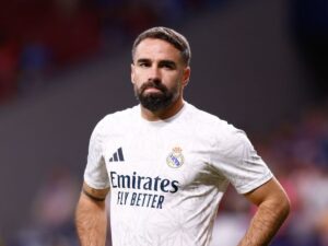 Dani Carvajal, capità del Real Madrid, en un partit recent.