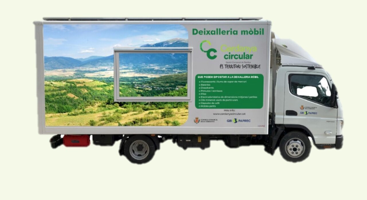 La deixalleria mòbil recorrerà els pobles de la comarca.