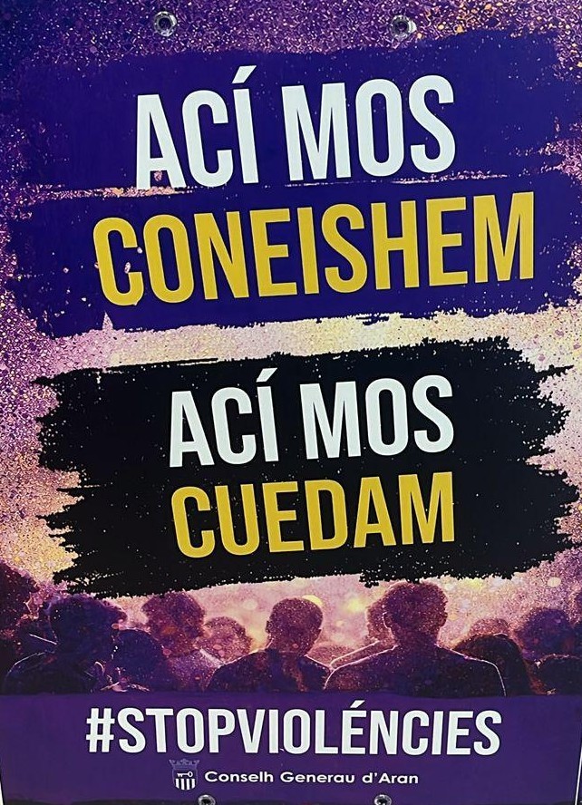 “Aquí ens coneixem, aquí ens cuidem”, un dels eslògans de la campanya