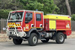 Un vehicle dels Bombers dels Pirineus Orientals.