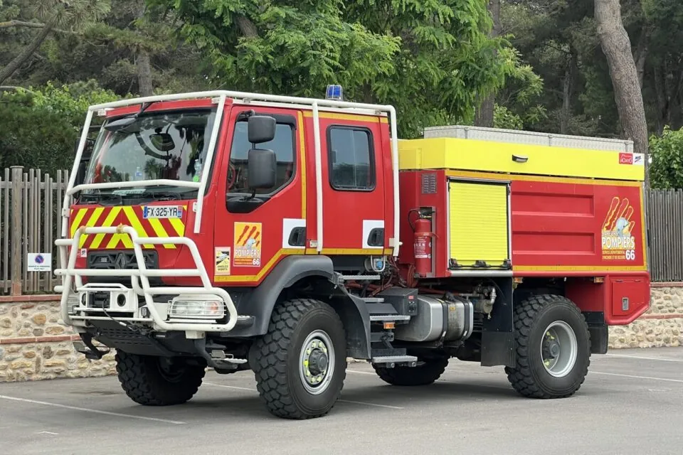 Un vehicle dels Bombers dels Pirineus Orientals.