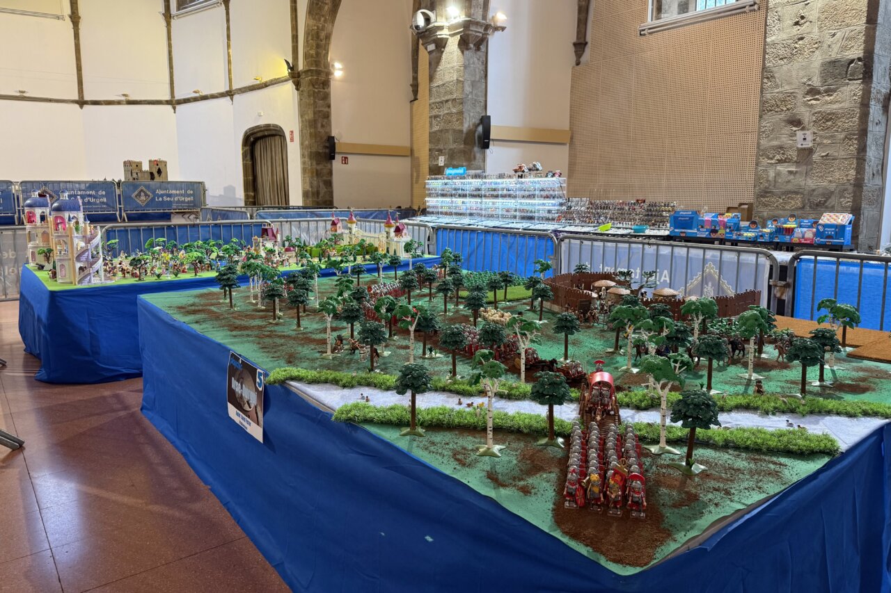 La Seu d'Urgell acull una fira de Playmobil.