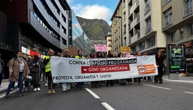Manifestació per un habitatge digne i assequible a Andorra