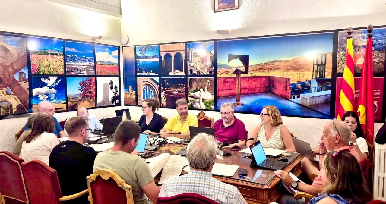La reunió de treball entre ambdós equips municipals