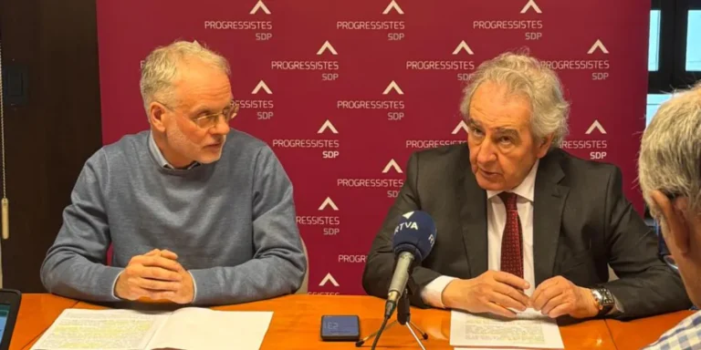 Josep Roig i Jaume Bartumeu, els dirigents de Progressistes-SDP.