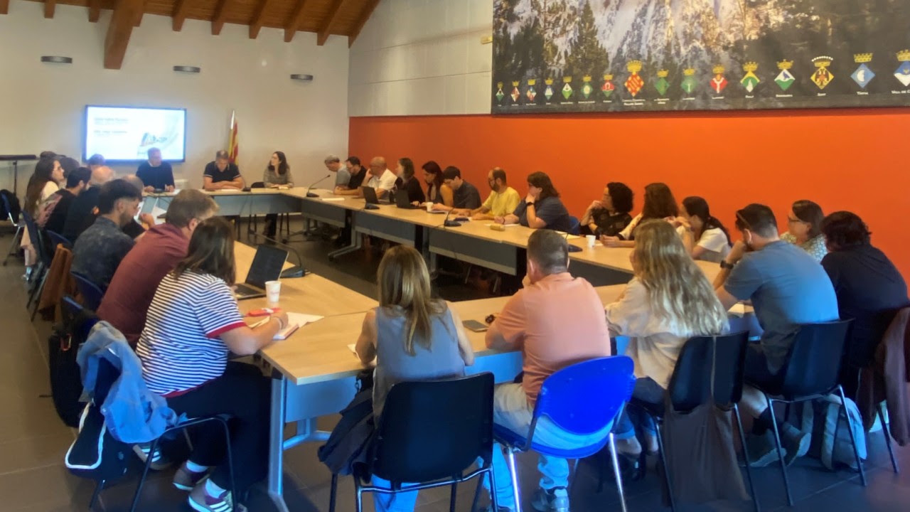 Reunió de la Taula de l’Habitatge a Sort.