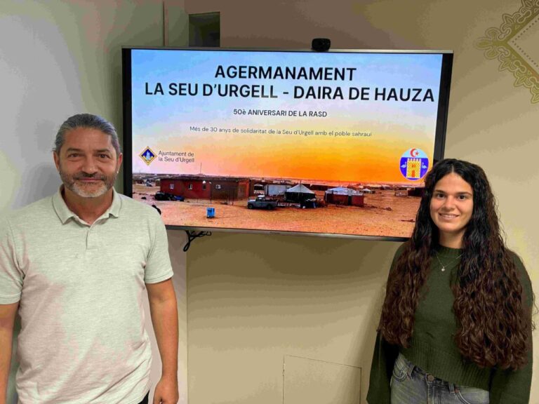 Acte de presentació de l'acord d'agermanament de l'Ajuntament de la Seu d'Urgell amb la daira de Hauza