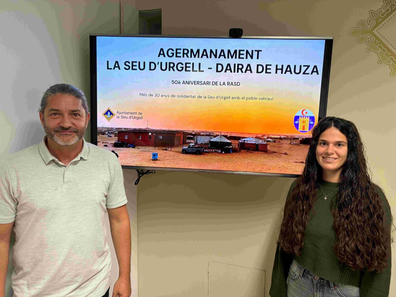 Acte de presentació de l'acord d'agermanament de l'Ajuntament de la Seu d'Urgell amb la daira de Hauza