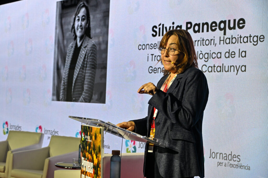 La consellera Paneque, en la clausura de les Jornades per a l’Excel·lència (ACN)